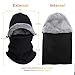 Balaclava Face Mask Winter Cold Weather Fleece Hood Neck Warmer for Men Women Black