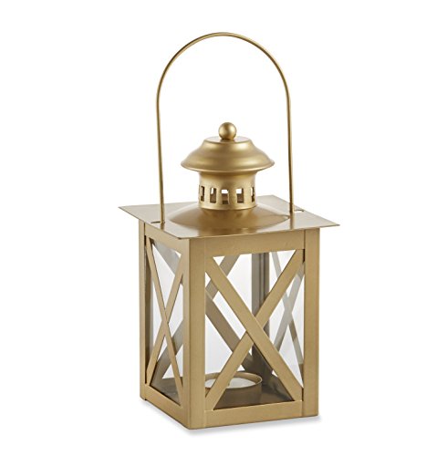 Kate Aspen Classic Lantern, Gold