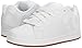 DC Men's Court Graffik XE Skateboarding Shoe, White/White/Gum, 9 D US