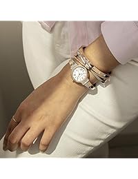 Anne Klein - Juego de brazaletes de tono dorado y plateado, talla única