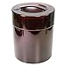 Kilovac - 8 oz to 2.5 lbs Airtight Multi-Use Vacuum Seal Portable Storage Container for Dry Goods, Food, and Herbs - Mocha Tinted Body/Cap