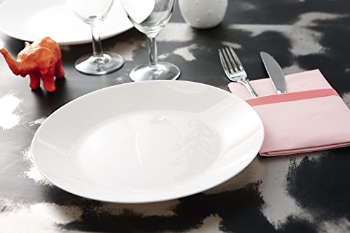 Arcopal Luminarc Zelie Servizio Tavola 18 Pezzi, Opale, Bianco