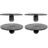 PAKCEEINC 4 PCS Rear Leaf Spring Plastic Insert Pad Spacer Insulator Round Fits for 1998-2011 Chevy GMC Trucks