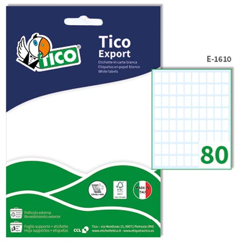 TICO 418246 16 x 10mm Export Self Adhesive (Pack of 10)