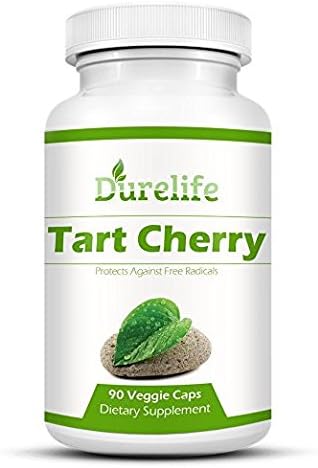Tart Cherry Extract Supplement 90 Count 1,000 mg per Veggie Capsule By DureLife, It Is NON GMO - GLUTEN FREE And Full Of Antioxidants and Flavonoids, Support Immune System Muscles and Joint Health