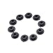 Hex Socket Allen Bolt Screw Nut Black Hexagon Head Cover Cap Protector 100PCS M4
