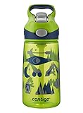 Contigo AUTOSPOUT Straw Striker Kids Water Bottle, 14 oz, Granny Smith Camping