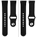 Henoda Soft Silicone Replacement Band for Fitbit Blaze (Black)
