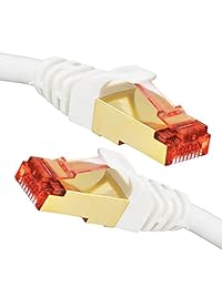 Cat 7 Cable Ultra Claridad Cat7 Shielded SSTP RJ45 8P8 C Snagless Conectores 26 AWG bañados en oro para de cobre macizo   10 Red Gigabit Ethernet Patch Cord   10 G Conexiones de Internet