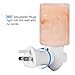 GRDE Salt Lamp Natural Himalayan Rock Crystal Lamps Night Light with Cordless Holder