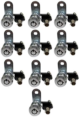 Admiral Locks 1-1/8 Inch Tubular Cam Lock, Keyed