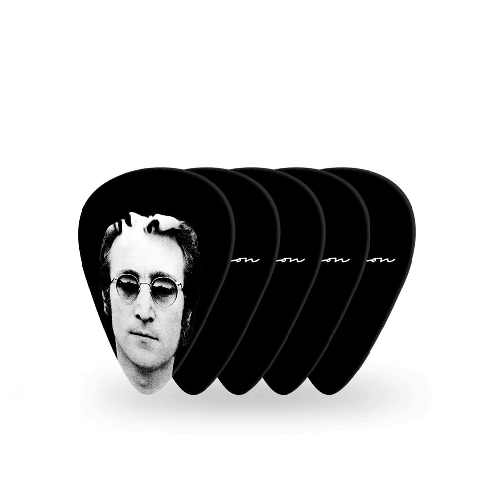 D'Addario Beatles Guitar Picks - John Lennon Mind Games Guitar Picks - 10-Pack, Medium Gauge, 0.70mm