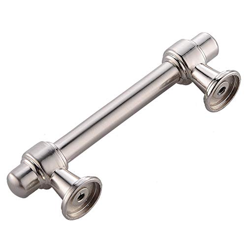 Stainless Steel Modern Brushed Nickel Pull Kitchen Cabinets Handles, 3.03 Inch(76mm) Hole Centers,25 Pack - Thumbnail 2