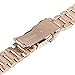 for Samsung Galaxy Watch 42mm/Active 40mm Bands, TRUMiRR 20mm Watch Band Stainless Steel Strap Bracelet with Watch Tool for Samsung Gear S2 Classic,Gear Sport R600, Rose Gold