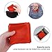 KUUQA 12 Pcs Drawstring Backpack Bags Sport Gym Sack Cinch Bags Bulk for School Traveling and Storage (Red)