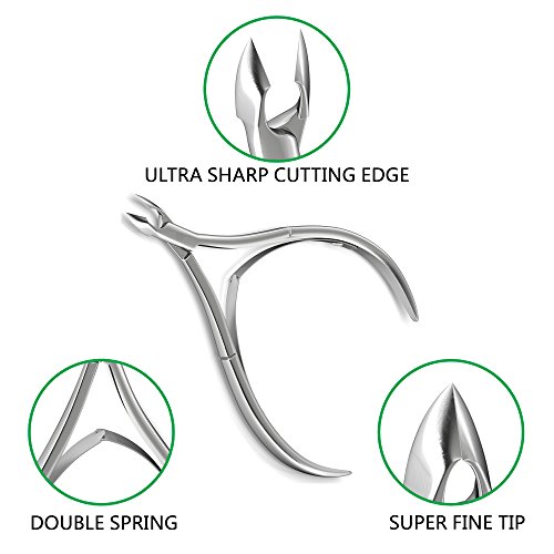 Shear Guru Manicure & Pedicure for Women and Men: Complete Personal Care 6-Piece Beauty Kit including Premium Nail Clippers for Thick Nails + Nail Nipper + Tweezers and Portable Luxury Travel Case