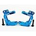 Hot Racing ECT1906 Aluminum Caster Blocks (Blue) - ECX 2WD