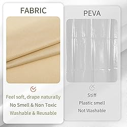 ALYVIA SPRING Waterproof Fabric Shower Curtain