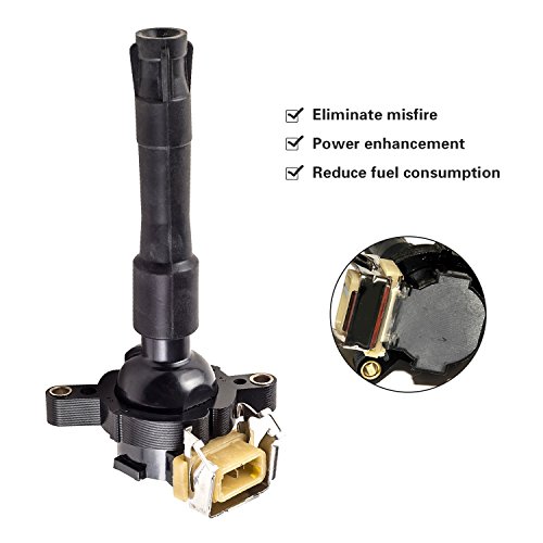 Carrep Ignition Coil Coils for Bmw M3 M5 X5 Z3 Z8 5&7 Series E36 323I 323IS 325CI 330I 330XI 328I 328IS 525i 528I 540i 740I 750IL 840CI 850CI UF354 - Thumbnail 2