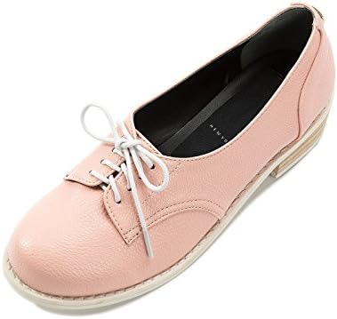 LeBunny Bleu Women's Pastel Wood Heeled Oxfords