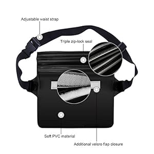 Schnorchelmasken 41HpjaAie3L. SS300 Ein Produkte, um alle Bedürfnisse zu erfüllen --- Wir bieten Wasserdichte Tasche Wasserdichte Handyhülle, um alle Ihre Anforderungen für jeden Wassersport zu erfüllen. Geeignet für Kajak fahren, Boot fahren, Camping, Kanu fahren, Angeln, Ski fahren, Snowboard fahren, Schwimmen, Surfen, Wandern usw. Hinweise – Wassertest ist immer benötigt vor deren Einsatz. Anstatt das Handy entweder Papier oder Stoff in die Hülle zu füllen und im Waschenbecken für lange Zeit zu versenken.
Wasserdichte Tasche --- Drei Dichtungsschichten und ein Klettverschluss ist die Tasche vollkommen wasserdicht; Mit einem größeren Format 8.66 * 6.00 Zoll/ 15.5cm x 21.5cm, legen Sie alle Ihre kleine Gegenstände wie Handy, Bargeld, Gewebe, Schlüssel, Uhr, usw., im Inneren ab. sogar eine iPad Mini ! Mit dem praktischen Tragegurt haben Sie den Beutel immer und überall dabei. Sie können es irgendwo hängen, zB. um Ihre Taille oder über die Schulter.
Wasserdichte Handyhülle --- Mit ihrem ausgezeichneten, wasserdichten Design bis zu 30 Meter (100 Fuß) bietet diese Tasche wasserdichten, schneesicheren und schmutzabweisenden Schutz für Ihr Telefon. Die transparente Abdeckung behindert die Verwendung der Kamera nicht (drücken Sie bitte die Lautstärketaste, um ein Bild aufzunehmen). VGUARD wasserdichte trocken Tasche paßt Geräte bis 6,5 Zoll und ermöglicht für zusätzlichen Raum, um Ihre Kreditkarte zu setzen, ID, Bargeld, Münzen.