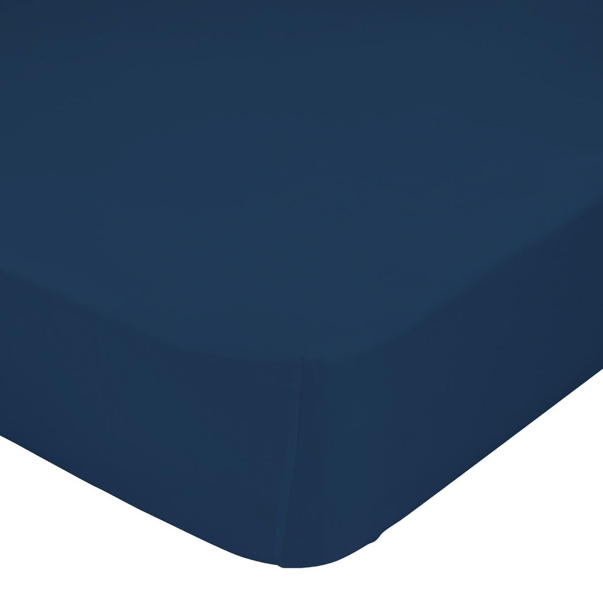 HappyFriday Basic Fitted Sheet Navy Blue 140 x 200 x 32 cm