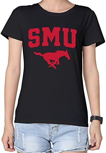 Sasha Women's SMU Mustangs T-shirt XL Black