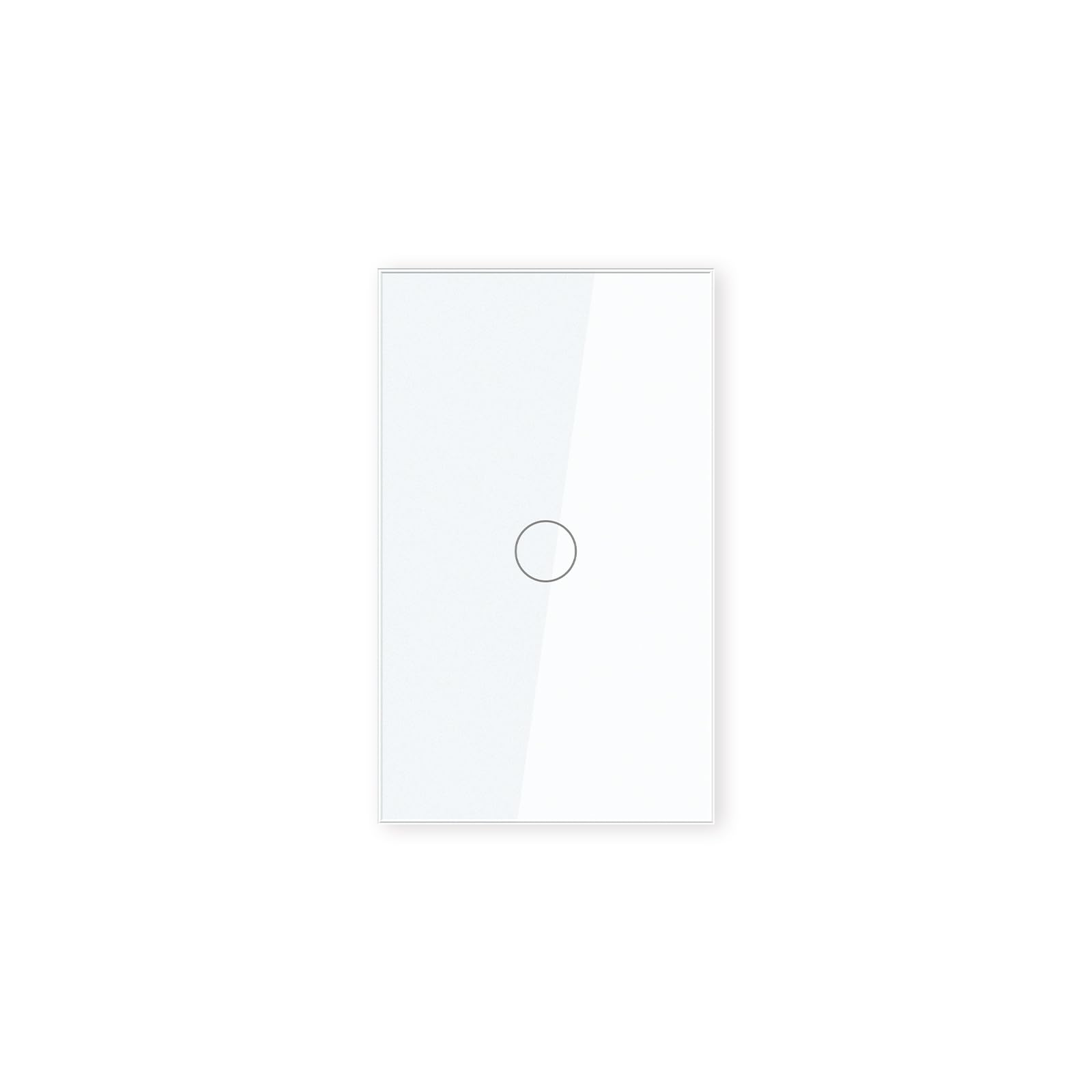 Photo 1 of LOUYSGEN Smart Light Switch 3 Way Need Neutral Wire,FCC Certified,2.4GHz WiFi Switch Glass Panel APP Control Timer Work with Tuya/Smart Life,Alexa and Google Home,White 1 Gang