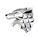 Wolf Head Paper Trophy Complete Craft Kit GOT House Stark Direwolf DIY 3D Building Puzzle Adults Low Poly Paper Animal Building Set Game of Thrones