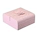 Yerwal Travel Jewelry Box, Butterfly Decoration Portable Travel Jewelry Case Jewelry Display Storage Box Organizer for Rings Earrings Necklace Bracelet (Pink)