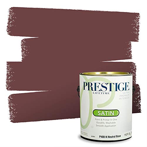 PRESTIGE Paints Interior Paint and Primer In One, 1-Gallon, Satin, Comparable M…