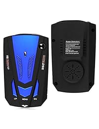 Lazaga Detector de radar, detector de radar, alerta de voz, sistema de alarma de velocidad de coche, detección de 360 grados