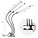 Grow Light, Grow Lamps for Indoor Plants, 27W 3-Head 90 LED Growing Chips with Auto ON & Off Timer, Adjustable 360 Degree Gooseneck, 5 Dimmable Levels, 3/9/12H Timer (Red/Blue Spectrum)