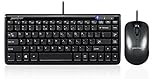 Perixx Periduo-307 Wired Mini Keyboard and Mouse