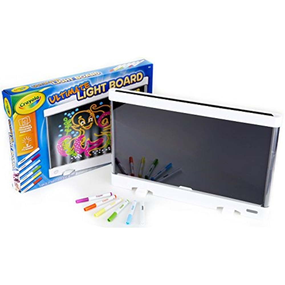 Novelty Gag Toys Crayola Ultimate Light Board Drawing Tablet Gift 