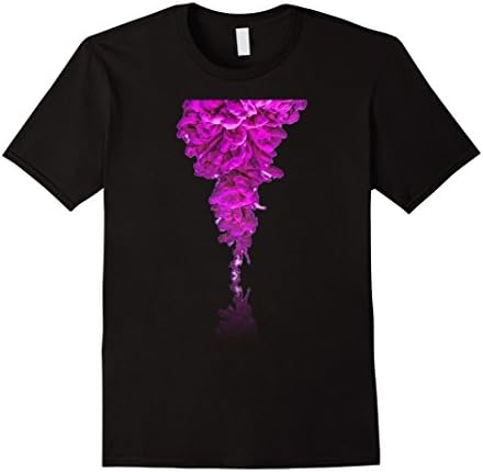 Men's Purple Syrup Smoke Graphic T-shirt Large Black