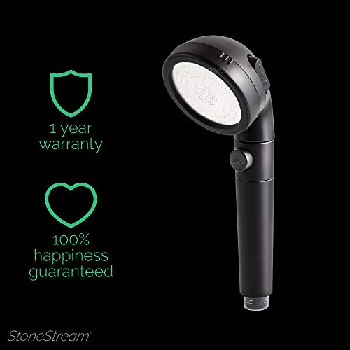 Original StoneStream EcoPower Shower Head System — Spa Like Ionic