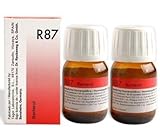 2 LOT X Dr.Reckeweg Germany R87 Anti Bacterial Drops 30ML