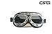 CRG Sports Motorcycle Goggle Aviator Pilot Style Cruiser Scooter Motocross Goggles for Man, Woman, Adult