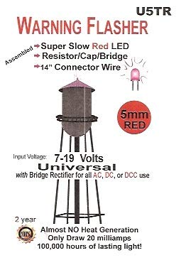 Evan Designs U5TR Bright Slow Red Tower Light LED