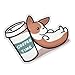 Fun Cartoon Corgi Stickers - Party Favors Scrapbooking Craft Supplies - 40 Stickers
