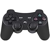 Wireless Game Controller for PS3, Cosaux FM12 Wireless Bluetooth Gamepad Playstation 3 dualshock Game Joystick for Playstation 3 - Black (Third-Party Product)