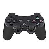 Wireless Game Controller for PS3, Cosaux FM12 Wireless Bluetooth Gamepad Playstation 3 dualshock Game Joystick for Playstation 3 - Black (Third-Party Product)