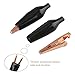 DROK 20pcs Insulated Alligator Clips Electrical Large - 1.77 inch/45mm 10A Pure Copper Alligator Clips for Multimeter