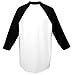 Augusta Sportswear Men's Standard Baseball Jersey, White/Black, Large