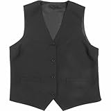 Kyle Thomas Women's 4 Button Polyester Waitress Vest