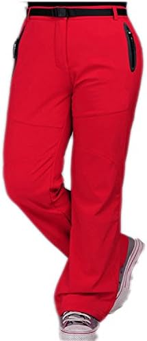 KDHJJOLY Comfortable Couple's Warm Slim Fit Pants Outdoor Waterproof Red womenLarge Effective shipment