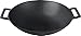 Utopia Kitchen Cast Iron Shallow Concave Wok, Black, 12 Inch, Wide Handles
