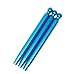 AirstreamIT Aluminum Cribbage Board Pegs - 3 Red, 3 Blue, 3 Silver, and 3 Turquoise - Standard 1/8 Inch Holes