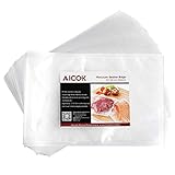 Vacuum Sealer Bags Heavy-Duty Commercial Grade 50 Quart Bags 8X12 inch, Food Storage Bags for All Vacuum Sealer Machines likes Foodsaver, Sous Vide Safe BPA-Free and FDA Approval